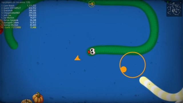 WORM ZONE game 2..MOBILE GAMES смотреть онлайн