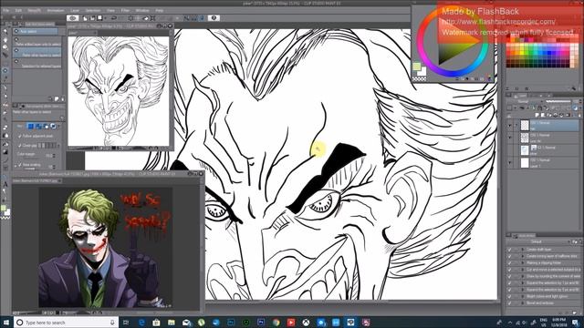 How I Paint My Inked Sketches With Clip Studio смотреть онлайн