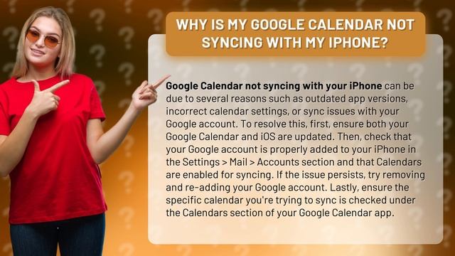 Why is my Google Calendar not syncing with my iPhone? смотреть онлайн