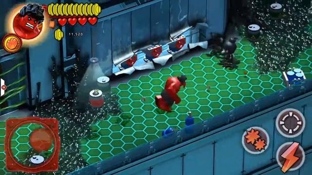 Lego Marvel Superheroes (Android)- Red Hulk Gameplay смотреть онлайн