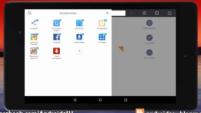 Velocidad, Seguridad, Complementos, Descargas y mas con UC Browser para Android смотреть онлайн