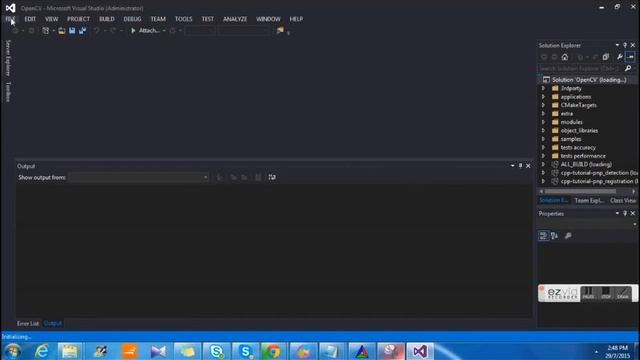 OpenCV with Microsoft Visual Studio смотреть онлайн