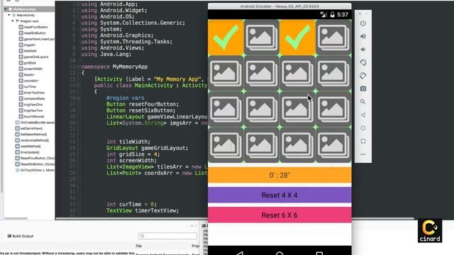 Xamarin Native Android Puzzle Game with C# : Understanding the App смотреть онлайн