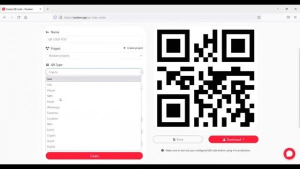 QR Code Generator by Noxbee - Super easy to create QR Codes
