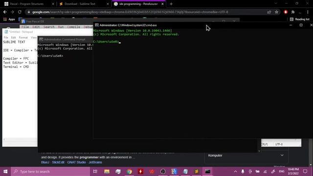 [2] Menjalankan Program Pascal dengan CMD, tanpa Free Pascal IDE | Belajar Bahasa Pascal смотреть онлайн