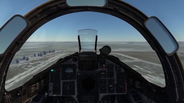 DCS World: AJS 37 Viggen - холодный запуск, руление, взлет (пе