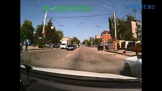 Видеорегистратор Sho-me HD 07 LCD - Дневная съемка смотреть онлайн