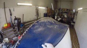 Лодка прогресс, замена форштевня.