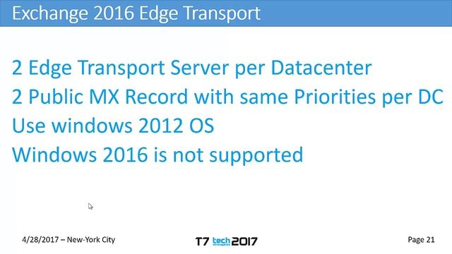 Best High Availability Designs for Exchange 2016 смотреть онлайн