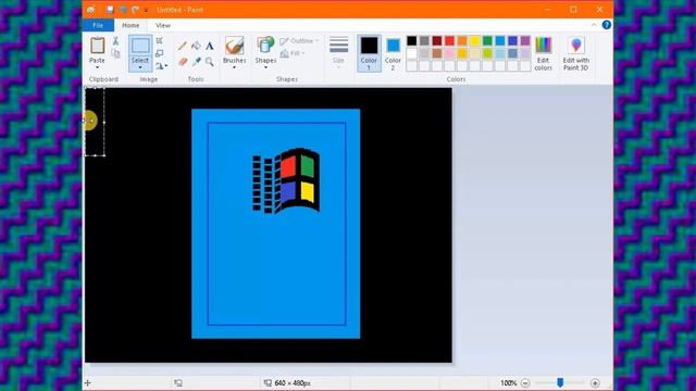 How to draw Windows 3.1 Boot Screen in MS Paint! смотреть онлайн