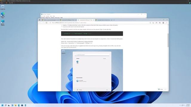 FULLY customize Windows 11 Start Menu Pins for Default User Profile! смотреть онлайн
