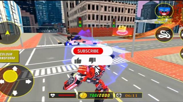 Optimus Prime Multiple Transformation Jet Robot Car Game 2020 - android gameplay #9 смотреть онлайн