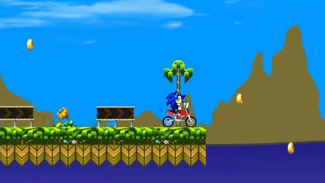 Sonic Moto (Flash Fan-Game) смотреть онлайн