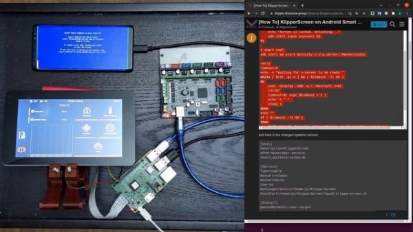 KlipperScreen 을 LCD 와 Android 에 설치해 보기 (무선 포함)