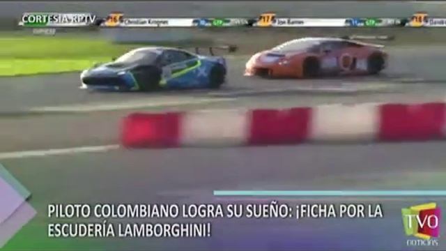 PILOTO COLOMBIANO LOGRA SU SUEÑO FICHA POR LA ESCUDERÍA LAMBORGHINI смотреть онлайн