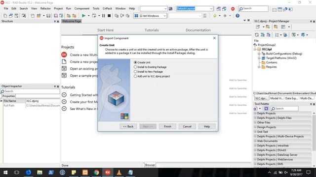 cara menambahkan komponen activeX VLC delphi10 berlin смотреть онлайн