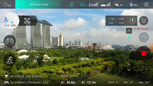 (App screen capture) Hubsan Zino at Marina Mall, Singapore смотреть онлайн