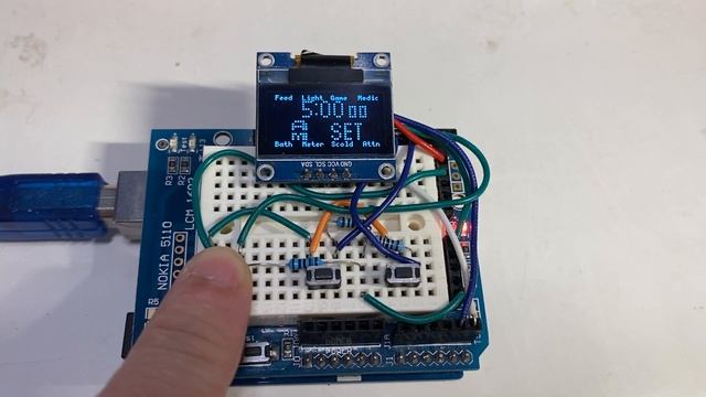 Real Tamagotchi emulator running in Arduino UNO смотреть онлайн