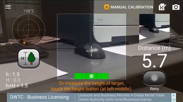 Smart Measure for Android - Locate the target and use camera shutter to measure the height смотреть онлайн
