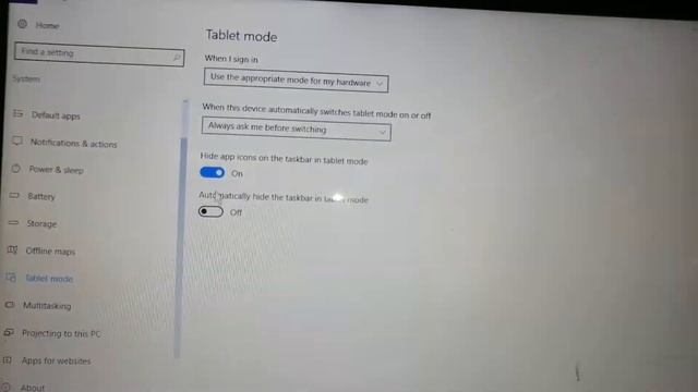 automatically hide taskbar in tablet mode on laptop !! automatically hide taskbar setting смотреть онлайн