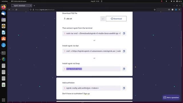 How To Install And Use Ngrok On Ubuntu System | Hindi смотреть онлайн