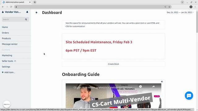 Customisable vendor dashboard in CS-Cart: grow and retain your vendor crowd смотреть онлайн