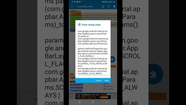 Hide ActionBar In Scroll View In Sketchware || How To Hide ActionBar In Scroll View In Sketchware |