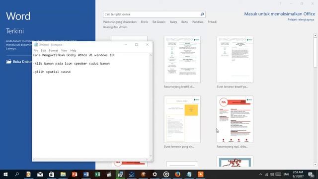 #1 Tutorial Windows: Cara Mengaktifkan Dolby atmos pada windows 10 . смотреть онлайн