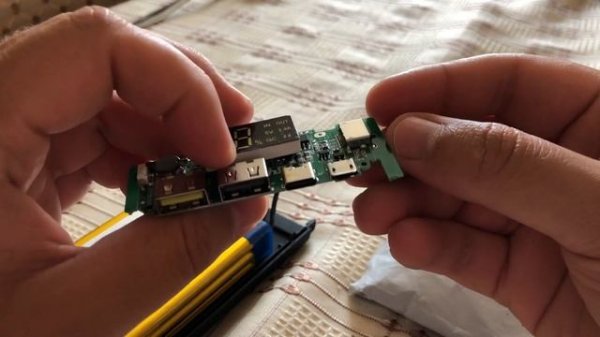 ЛУЧШАЯ Плата Управления Power Bank c Lightning Type-C Micro-USB и Quick Charge PCBA 2A H961-U V3