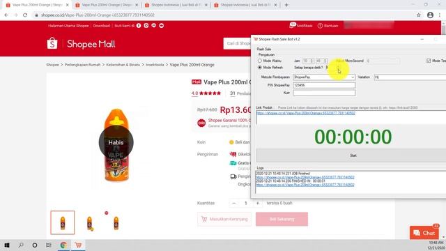 Tutorial Bot Shopee Flash Sale v1.2 AUTO BUY | Persiapan Shopee Flash Sale New Year 1.1 смотреть онлайн