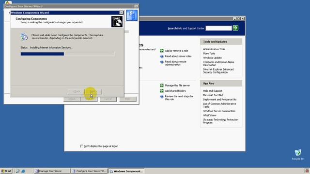 installing iis from serverManager server 2003 смотреть онлайн