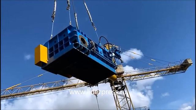 Отгрузка прессов для металлолома. Весна 2021. смотреть онлайн