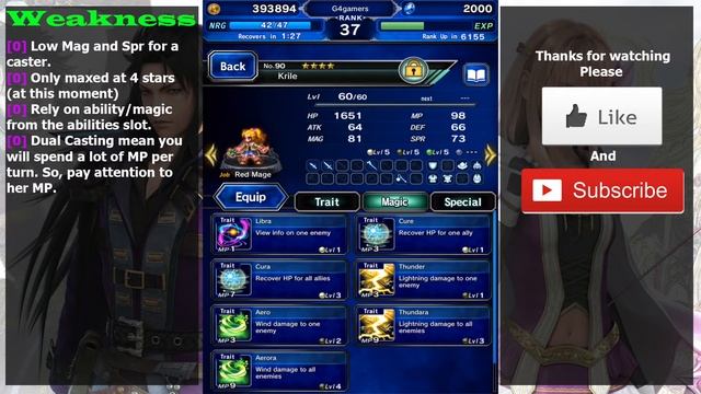 Final Fantasy Brave Exvius Characters Guide: Krile (#15) смотреть онлайн