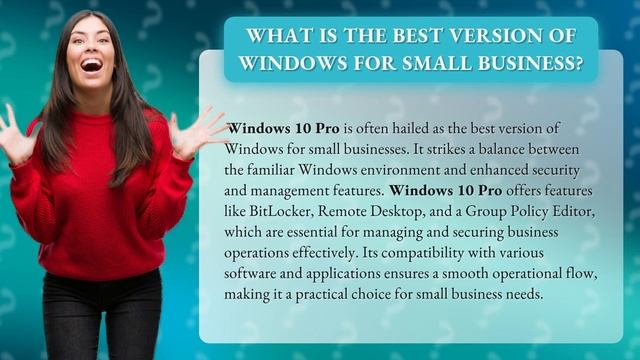 What is the best version of Windows for small business? смотреть онлайн