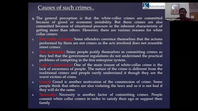 White Collar Crime by Mr. Gaurav Chatterjee смотреть онлайн