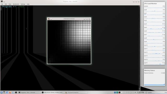 2-D Linear Convection Fluid Simulation (C/OpenGL) смотреть онлайн