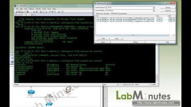 LabMinutes# RS0006 - Cisco Router and Switch Syslog Configuration смотреть онлайн