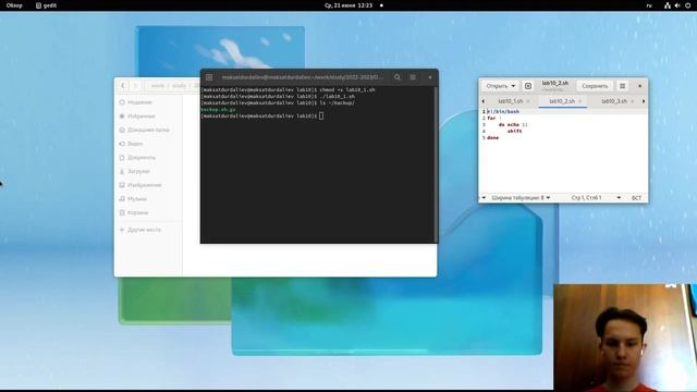 Лабораторная работа № 10. Выполнение. смотреть онлайн