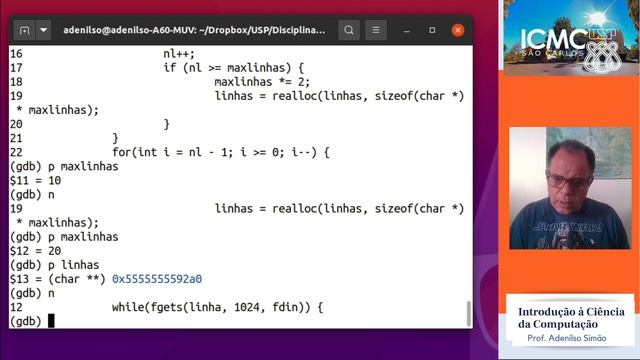 SSC0600 - ICC I - Lab Aula 9 - (2/2) - Valgrind e GDB смотреть онлайн