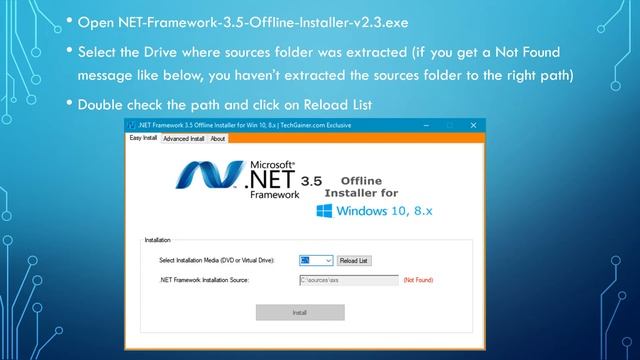 Install Net Framework 3.5 Offline on Windows 10 without DVD/USB/ISO смотреть онлайн