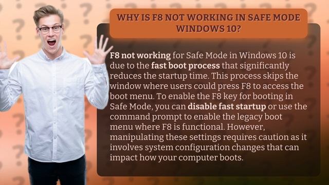 Why is F8 not working in Safe Mode Windows 10? смотреть онлайн