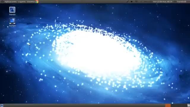 Ubuntu 10.10 + Plugin Galaxy Live Wallpaper para Compiz смотреть онлайн