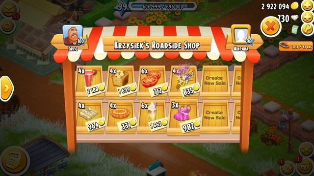 Hay Day Level 99 Update 18 HD 1080p