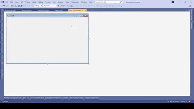 Start Visual Studio 2019 - Windows Forms смотреть онлайн