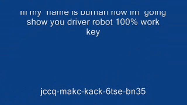 100% work key of driver robot смотреть онлайн