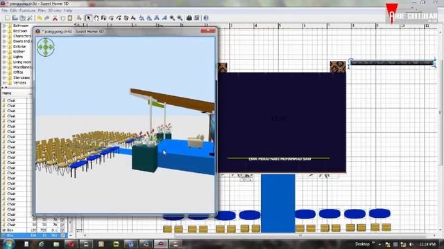 Desaign Panggung Di Sweet Home 3D смотреть онлайн