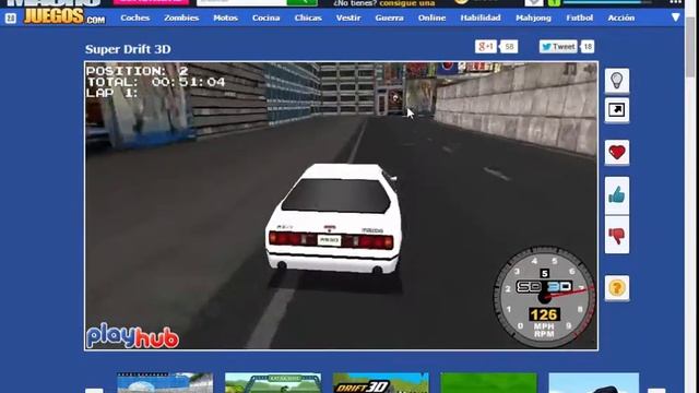 Super drift 3d - Derrotando al ferrari testarrossa , gameplay смотреть онлайн