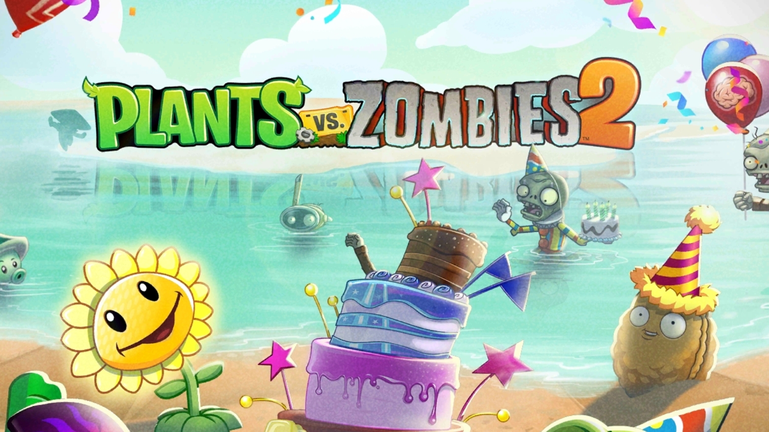 Играю с братом в pvz 2 смотреть онлайн