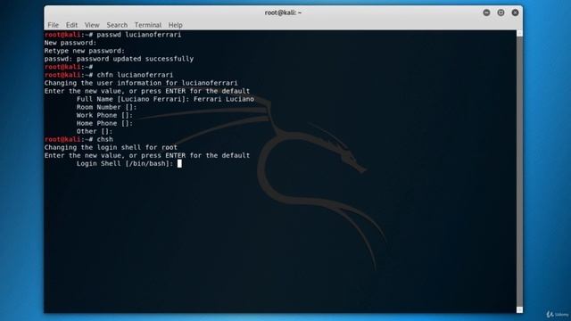 kali linux for hack lesson 3 Users and Group Management смотреть онлайн