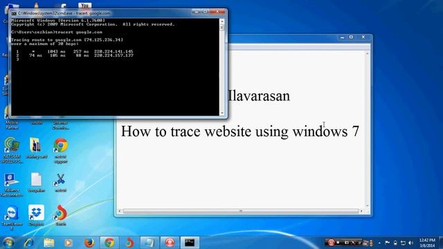 How to trace a website ip address using command prompt in windows 7 смотреть онлайн